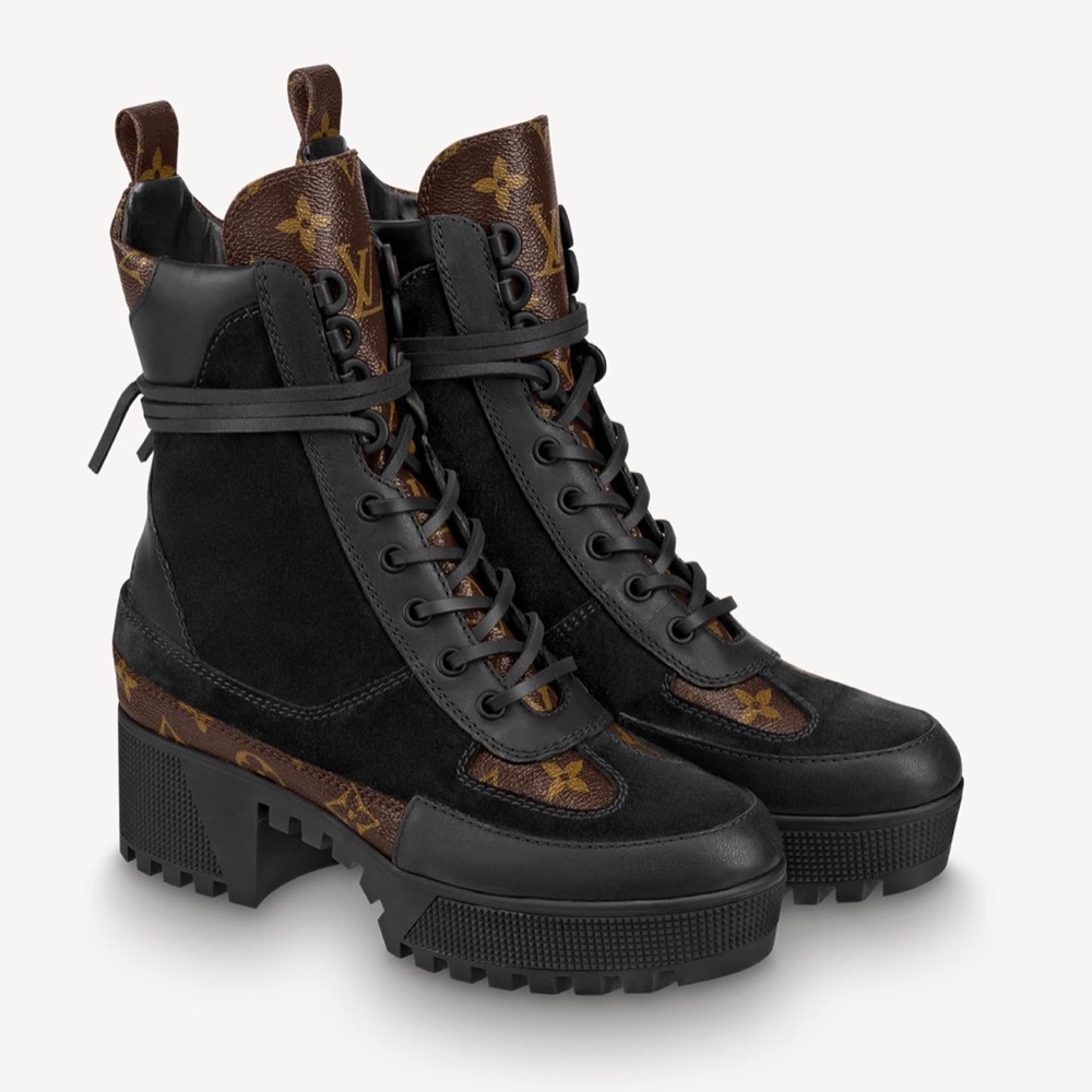 LOUIS VUITTON Laureate Platform Desert Boots